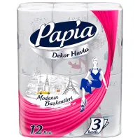 Prosoape de hârtie Papia 8690536010912 Numărul de straturi - 3