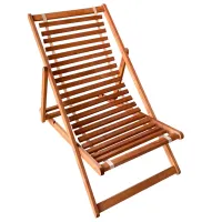 Шезлонг Mobicasa Hodina Дерево / Дерево / Коричневый 