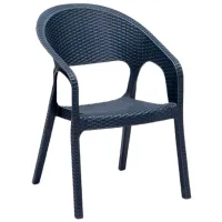 Садовый стул Modalife Garden chair Пластик / Пластик / Antracit 