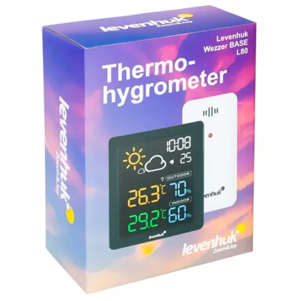 Termometru Levenhuk Wezzer BASE L80 Black photo 6