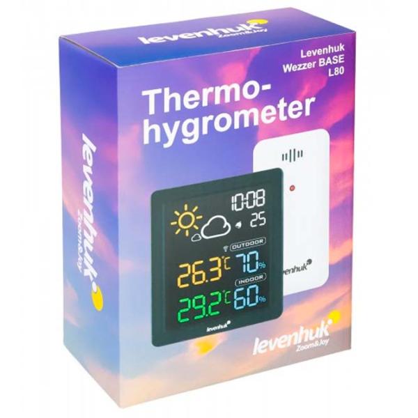 Termometru Levenhuk Wezzer BASE L80 Black photo 6