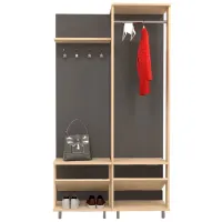 Шкаф для прихожей Arta Mobilei AM58 ЛДСП / Дуб