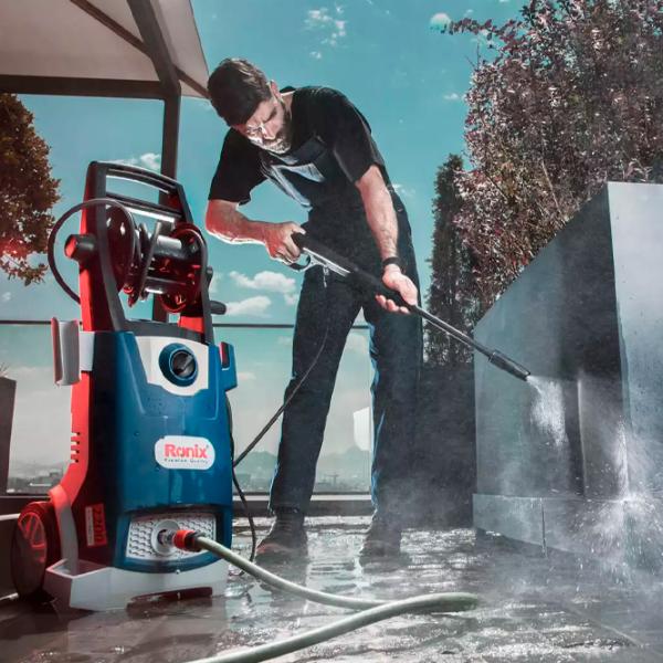 Maşină de curăţat cu presiune Ronix RP-1160 2200 W / Blue photo 13