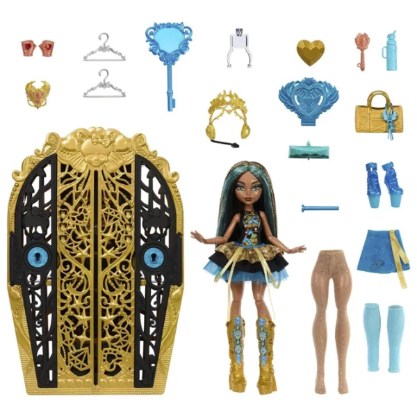 Кукла Mattel Monster High Cleo de Nile HXH86  модель / 4+ photo 3 Кукла Mattel Monster High Cleo de Nile HXH86  модель / 4+ photo 3