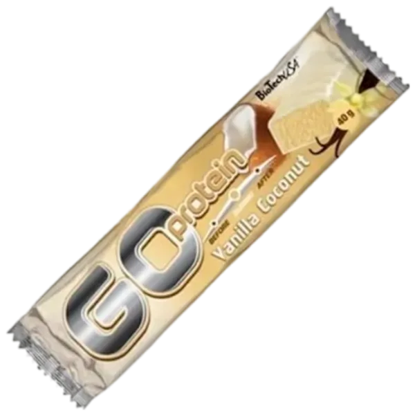 Batoane proteice BioTechUSA Go Protein Nucă de cocos, vanilie (5999076205417) 40 g photo 1