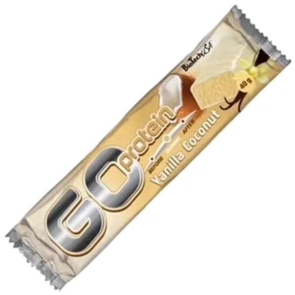 Batoane proteice BioTechUSA Go Protein Nucă de cocos, vanilie (5999076205417) 40 g photo 1