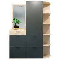 Шкаф для прихожей Arta Mobilei AM31 ЛДСП / Серый 