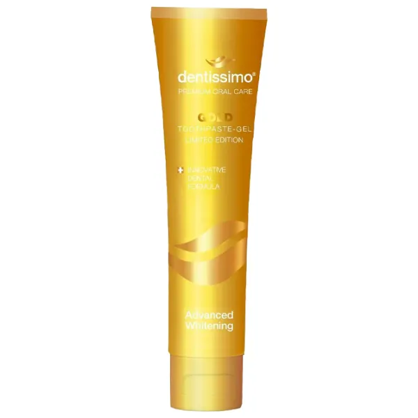 Pastă de dinţi Dentissimo Gold Advanced Whitening 75 g photo 1