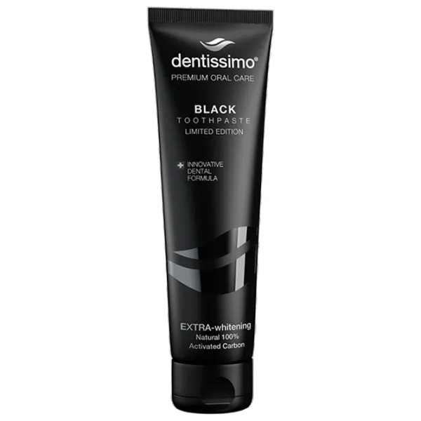 Зубная паста Dentissimo Black Extra-whitening 75 г photo 1