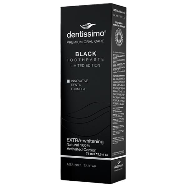 Зубная паста Dentissimo Black Extra-whitening 75 г photo 2