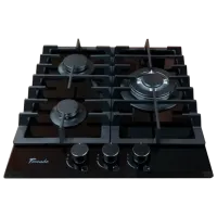 Plită încorporabilă pe gaz Tornado TR-453 HM Sticlă călită / Black