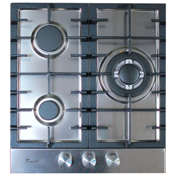 Plită încorporabilă pe gaz Tornado TR-453 HM Sticlă călită / Inox photo 1 Plită încorporabilă pe gaz Tornado TR-453 HM Sticlă călită / Inox photo 1