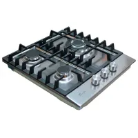 Plită încorporabilă pe gaz Tornado TR-453 HM Sticlă călită / Inox photo 2