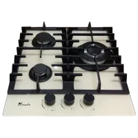 Газовая варочная панель Tornado TR-453 HM Закаленное стекло / Слоновая кость