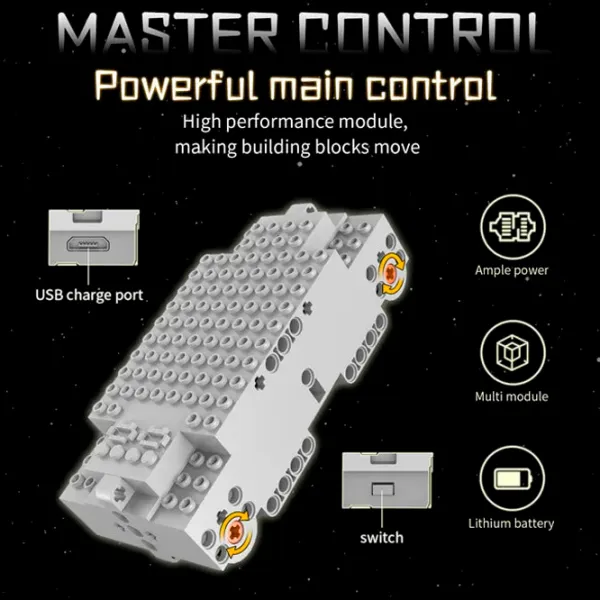 Constructor cu telecomandă KeeYee Dog Robot Robot/ White photo 7