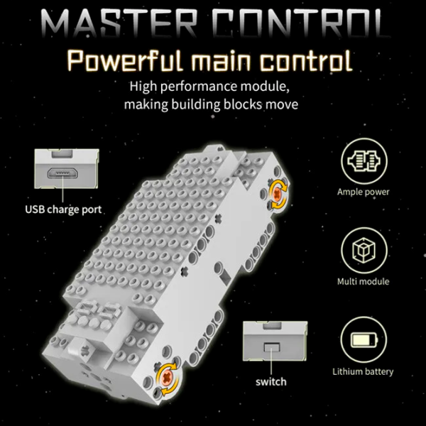 Constructor cu telecomandă KeeYee Dog Robot Robot/ White photo 7