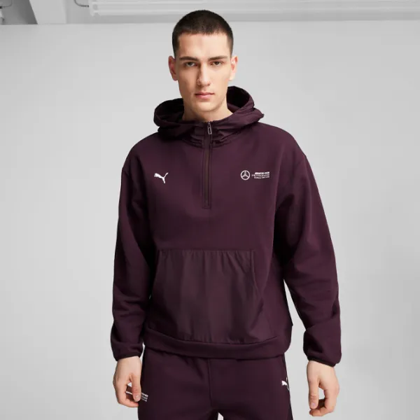 Hanorac pentru bărbați Puma Mapf1 Statement  Drept / Midnight Plum photo 2