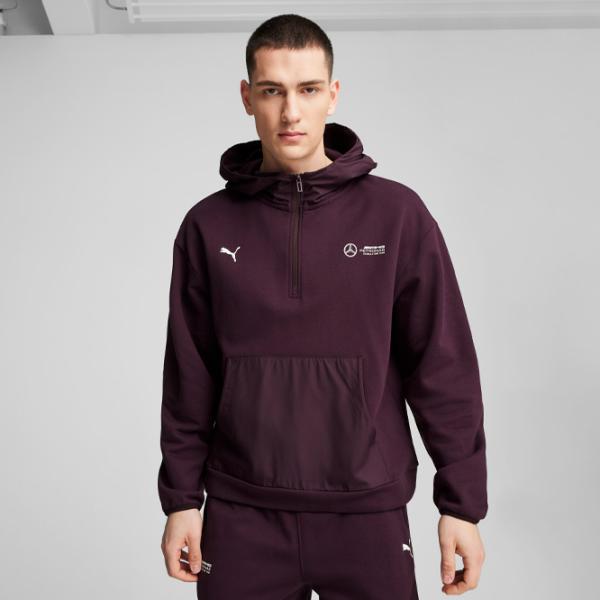 Hanorac pentru bărbați Puma Mapf1 Statement  Drept / Midnight Plum photo 2