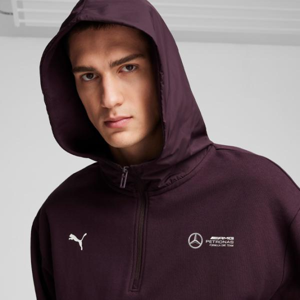 Hanorac pentru bărbați Puma Mapf1 Statement  Drept / Midnight Plum photo 6