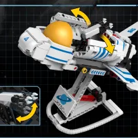 Constructor cu telecomandă KeeYee Astronaut Robot Robot/ White photo 7