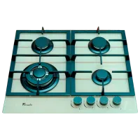 Газовая варочная панель Tornado TR4033 Закаленное стекло / Слоновая кость