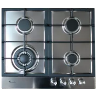 Газовая варочная панель Tornado TR4033 Закаленное стекло / Нержавеющая сталь
