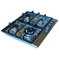 Plită încorporabilă pe gaz Tornado TR4033 Sticlă călită / Inox photo 4