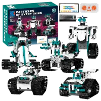 Constructor cu telecomandă KeeYee Robot Programmable Robot/ White