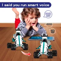Constructor cu telecomandă KeeYee Robot Programmable Robot/ White photo 3