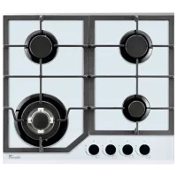 Газовая варочная панель Tornado TR4033 SBF HM Закаленное стекло / Белый