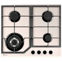 Газовая варочная панель Tornado TR4033 SBF HM Закаленное стекло / Слоновая кость