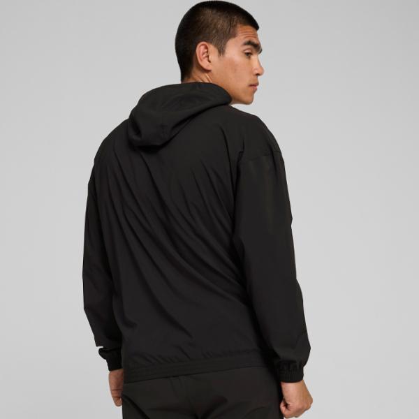 Hanorac pentru bărbați Puma Always On Woven Full  Drept / Black photo 6 Hanorac pentru bărbați Puma Always On Woven Full  Drept / Black photo 6