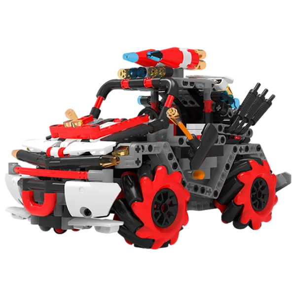 Constructor cu telecomandă KeeYee Red Men Mașină/ Red photo 1