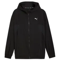 Hanorac pentru bărbați Puma Always On Woven Full  Drept / Black