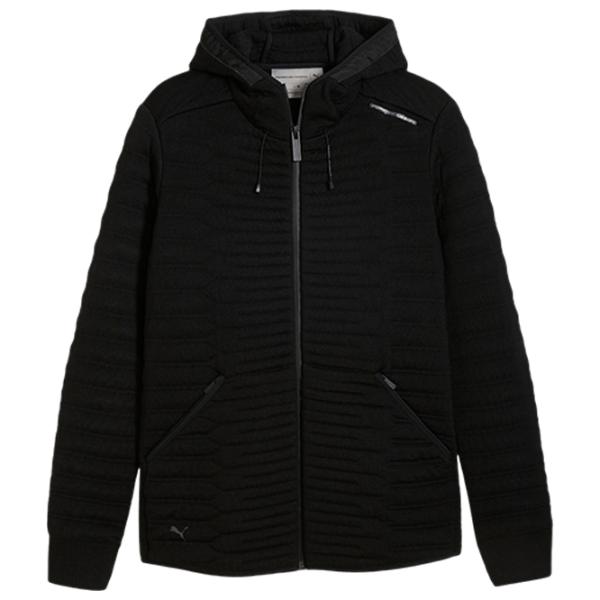 Hanorac pentru bărbați Puma Porsche Evoknit Hoody  Drept / Black photo 1