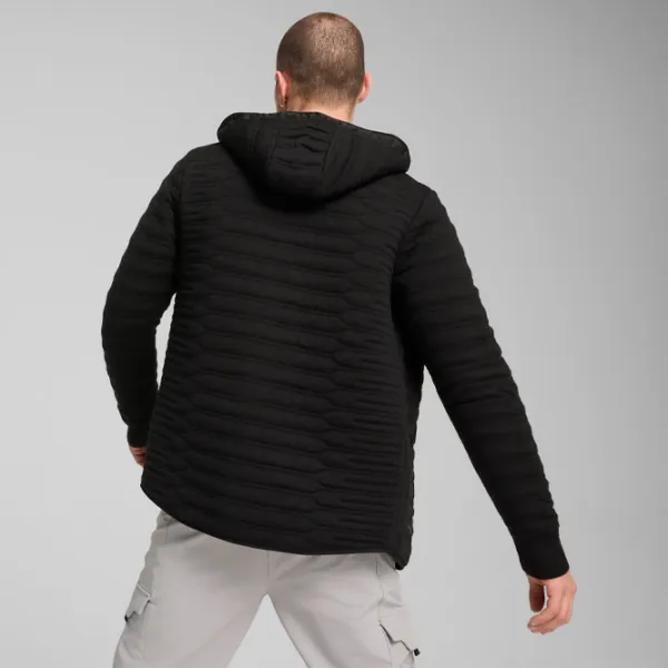 Hanorac pentru bărbați Puma Porsche Evoknit Hoody  Drept / Black photo 4