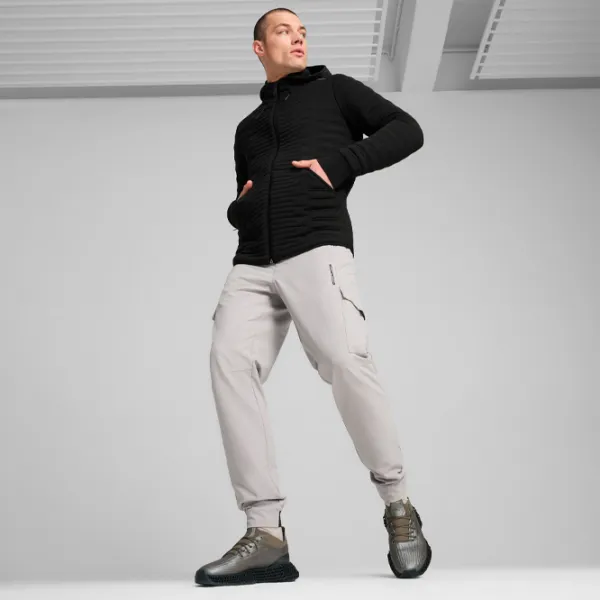 Hanorac pentru bărbați Puma Porsche Evoknit Hoody  Drept / Black photo 5