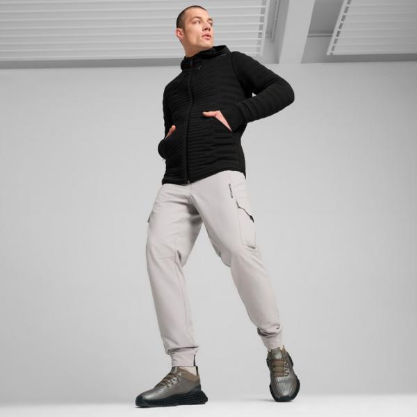 Hanorac pentru bărbați Puma Porsche Evoknit Hoody  Drept / Black photo 5