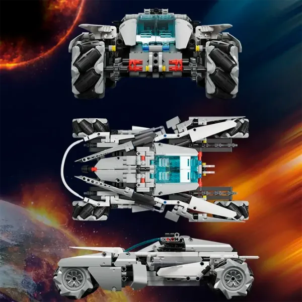 Constructor cu telecomandă KeeYee Poseidon Chariot Transport/ White photo 3