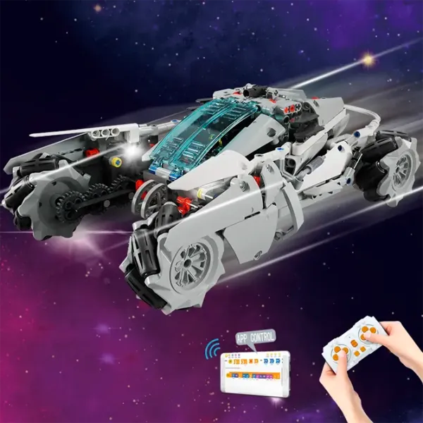 Constructor cu telecomandă KeeYee Poseidon Chariot Transport/ White photo 6