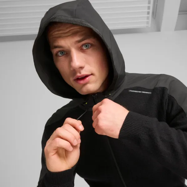 Толстовка для мужчин Puma Porsche Wool Mix  Прямой / Черный photo 6