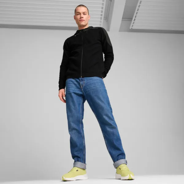 Hanorac pentru bărbați Puma Porsche Wool Mix  Drept / Black photo 5