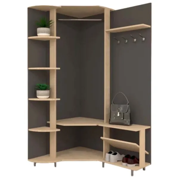 Dulap pentru antreu Arta Mobilei AM53 LPAL / Oak photo 1