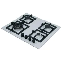 Plită încorporabilă pe gaz Tornado SL 4G221 Sticlă călită / White photo 5