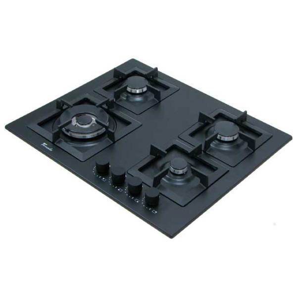 Plită încorporabilă pe gaz Tornado SL 4G221 Sticlă călită / Anthracite photo 4