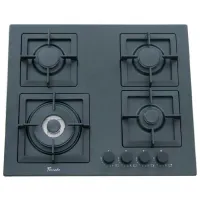 Plită încorporabilă pe gaz Tornado SL 4G221 Sticlă călită / Anthracite photo 5