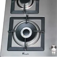 Plită încorporabilă pe gaz Tornado SL 4G221 Sticlă călită / Inox photo 5
