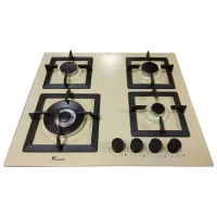 Газовая варочная панель Tornado SL 4G221 Закаленное стекло / Слоновая кость