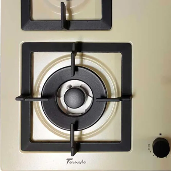 Plită încorporabilă pe gaz Tornado SL 4G221 Sticlă călită / Ivory photo 4 Plită încorporabilă pe gaz Tornado SL 4G221 Sticlă călită / Ivory photo 4