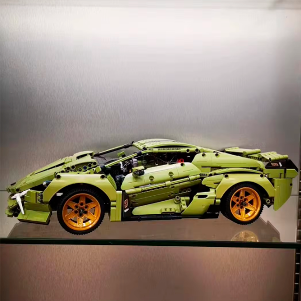 Constructor cu telecomandă KeeYee Lamborghini SIAN Mașină/ Green photo 5